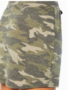 NWT Balance Collection Gray Camo Mini Skirt